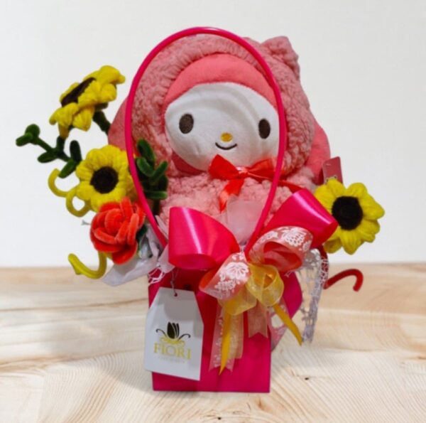 Peluche Coral y Girasol
