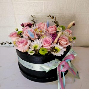 C-8 Caja 12 Rosas & Margaritas