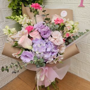 B-7 Bouquet Hortensia Pastel