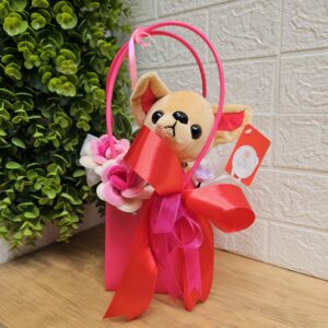 Bolsa decorativa y Peluche Chihuahua