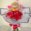 B-33 Bouquet 12 Rosas & Osito de peluche