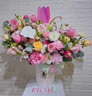 C-15 Diseño Rosas, Tulipanes & Lisianthus