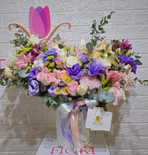 C-26 Diseño Rosas & Lisianthus