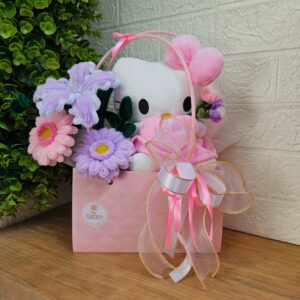 R-1 Arreglo Peluche Hello Kitty.